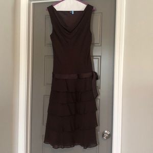 Chocolate brown dress